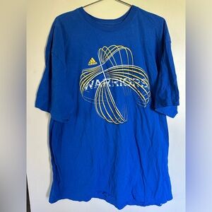 Men’s Adidas The Go To Tee Blue Golden State Warriors T-shirt XXL